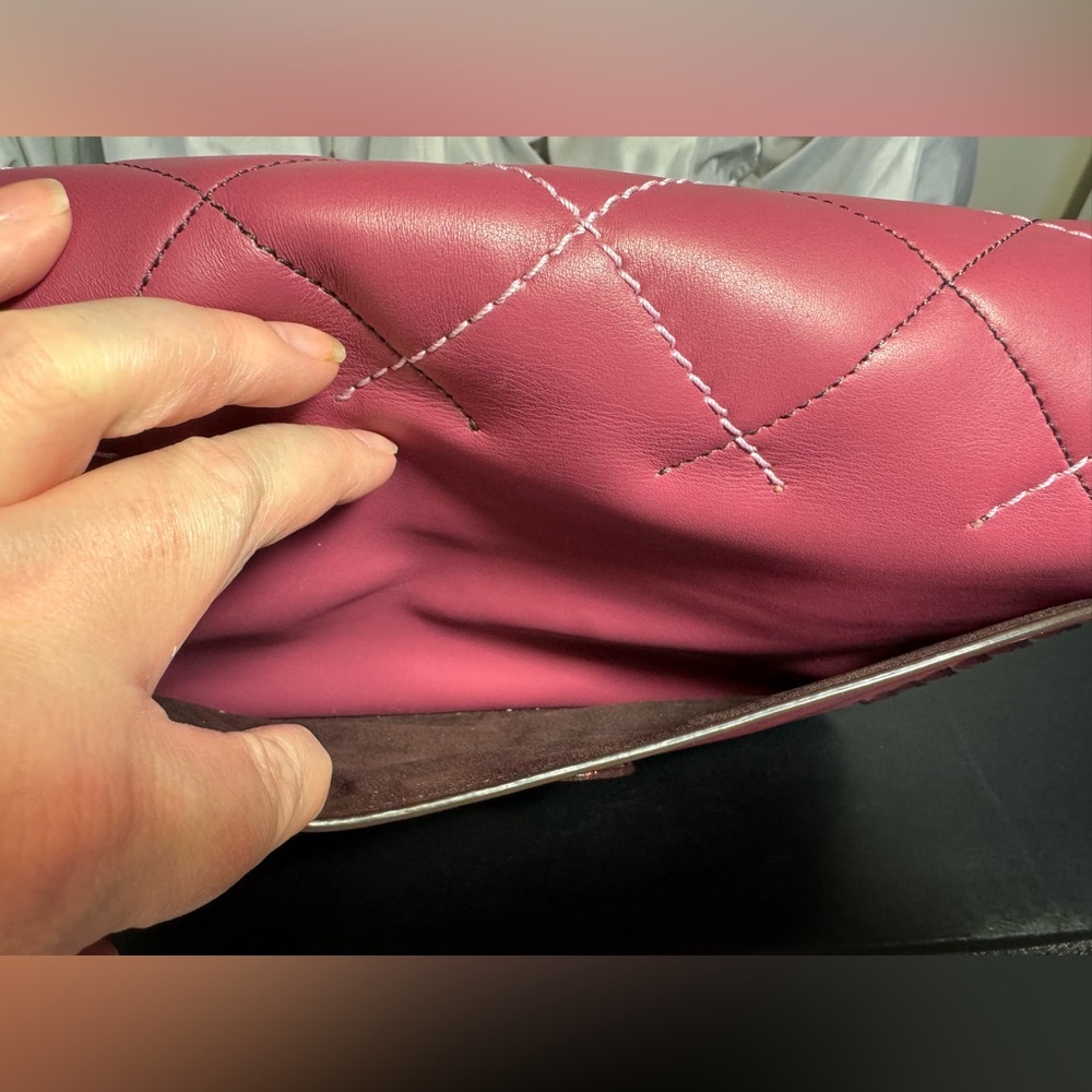 Coach Upcrafted Dreamer Shoulder Bag In Colorblock With Whipstitch & Quilting - Picture 3 of 15